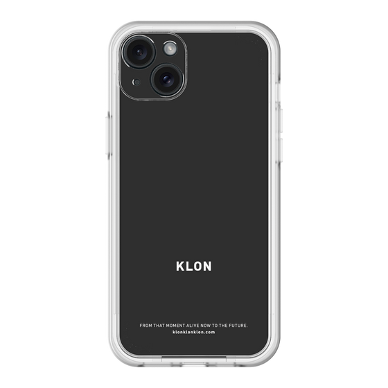 スリムプロテクションプレミアムケース［ KLON - ロゴ - ブラック ］