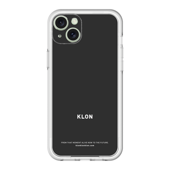 スリムプロテクションプレミアムケース［ KLON - ロゴ - ブラック ］