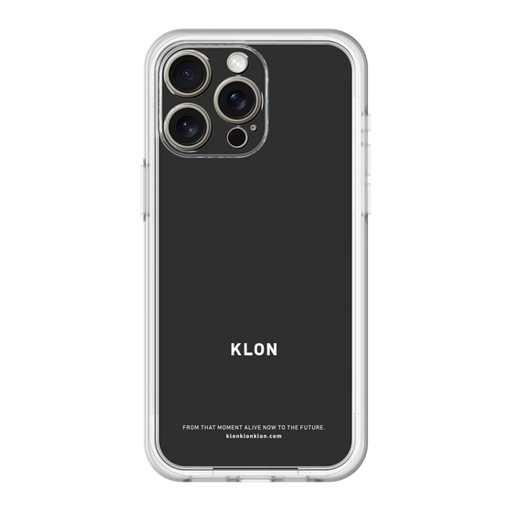 スリムプロテクションプレミアムケース［ KLON - ロゴ - ブラック ］