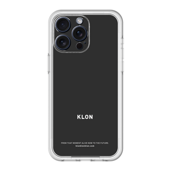 スリムプロテクションプレミアムケース［ KLON - ロゴ - ブラック ］