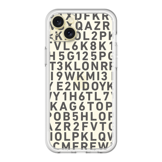 スリムプロテクションプレミアムケース［ KLON - シリアルナンバー/B - ブラック ］