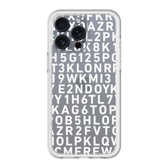 スリムプロテクションプレミアムケース［ KLON - シリアルナンバー/B - ホワイト ］