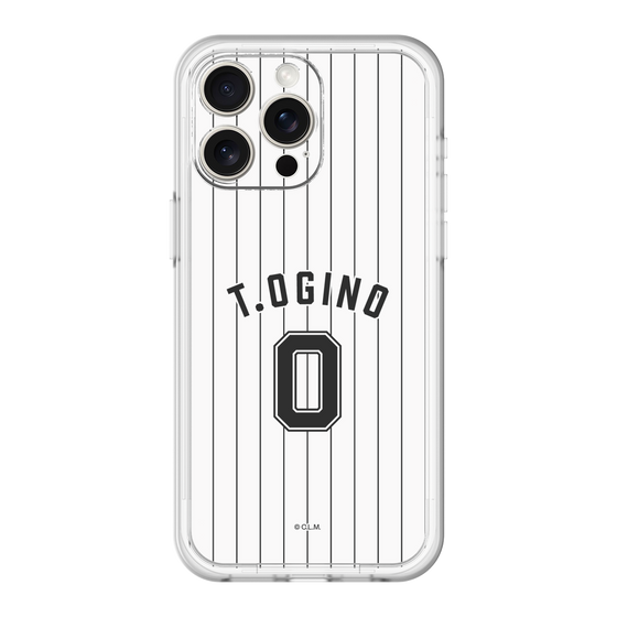 スリムプロテクションプレミアムケース［ 千葉ロッテマリーンズ - #0 T.OGINO ］