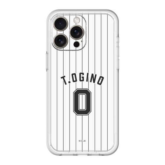 スリムプロテクションプレミアムケース［ 千葉ロッテマリーンズ - #0 T.OGINO ］