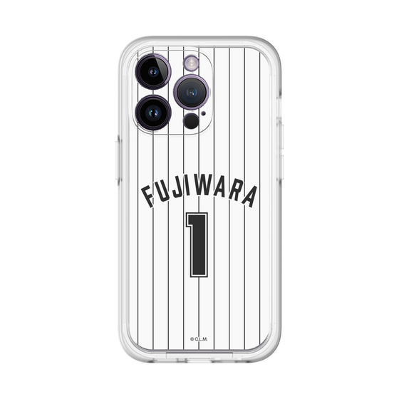 スリムプロテクションプレミアムケース［ 千葉ロッテマリーンズ - #1 FUJIWARA ］