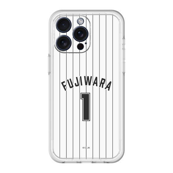 スリムプロテクションプレミアムケース［ 千葉ロッテマリーンズ - #1 FUJIWARA ］