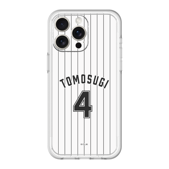 スリムプロテクションプレミアムケース［ 千葉ロッテマリーンズ - #4 TOMOSUGI ］