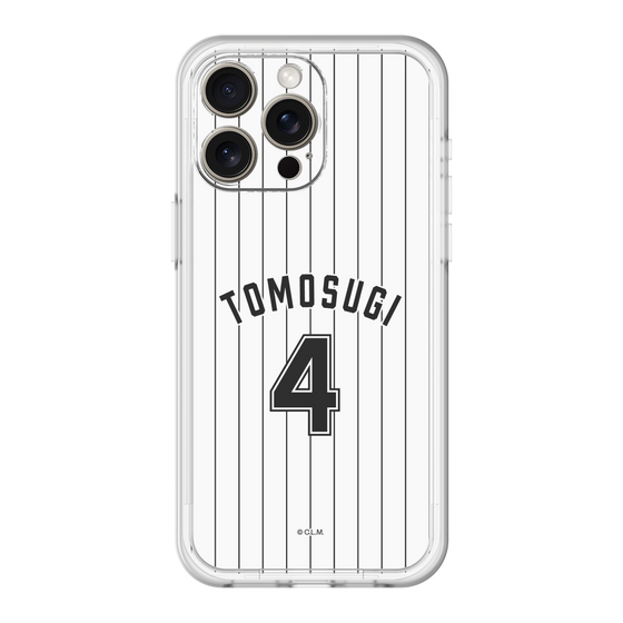 スリムプロテクションプレミアムケース［ 千葉ロッテマリーンズ - #4 TOMOSUGI ］