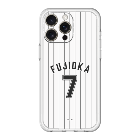 スリムプロテクションプレミアムケース［ 千葉ロッテマリーンズ - #7 FUJIOKA ］
