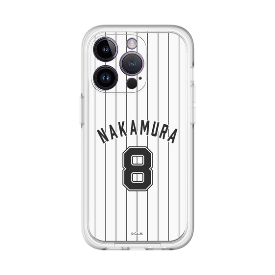 スリムプロテクションプレミアムケース［ 千葉ロッテマリーンズ - #8 NAKAMURA ］