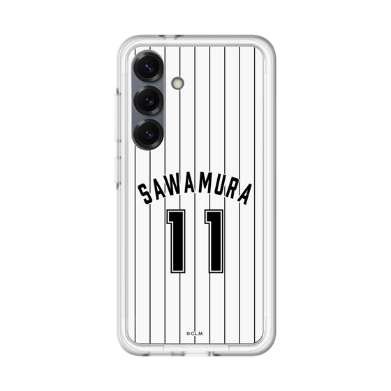 スリムプロテクションプレミアムケース［ 千葉ロッテマリーンズ - #11 SAWAMURA ］