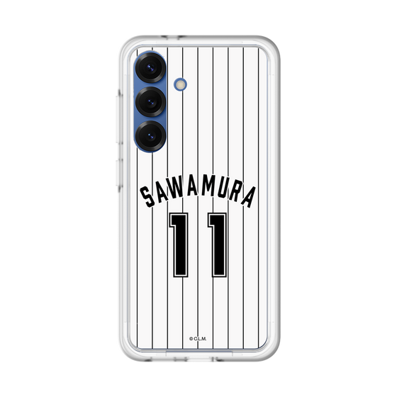 スリムプロテクションプレミアムケース［ 千葉ロッテマリーンズ - #11 SAWAMURA ］