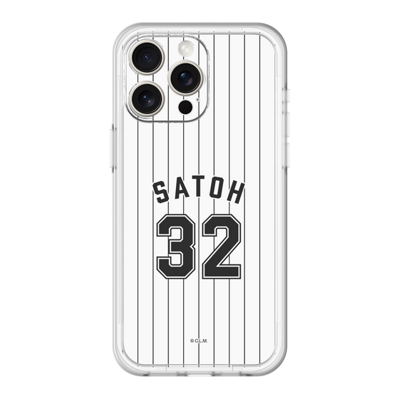 スリムプロテクションプレミアムケース［ 千葉ロッテマリーンズ - #32 SATOH ］