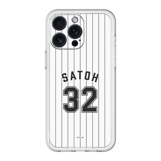スリムプロテクションプレミアムケース［ 千葉ロッテマリーンズ - #32 SATOH ］