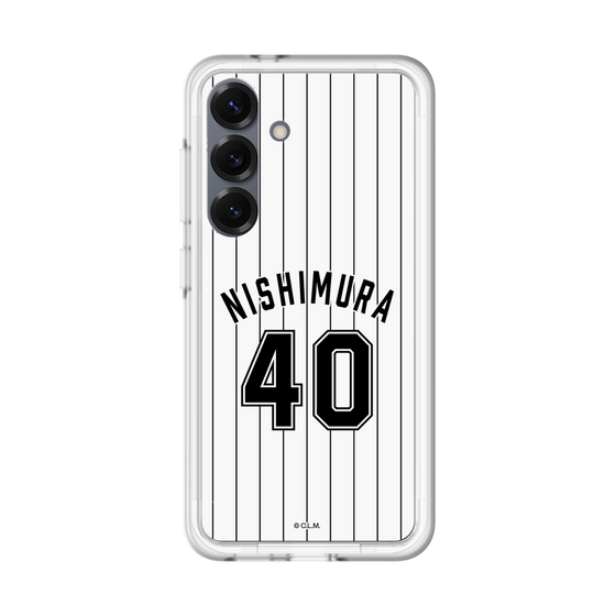 スリムプロテクションプレミアムケース［ 千葉ロッテマリーンズ - #40 NISHIMURA ］
