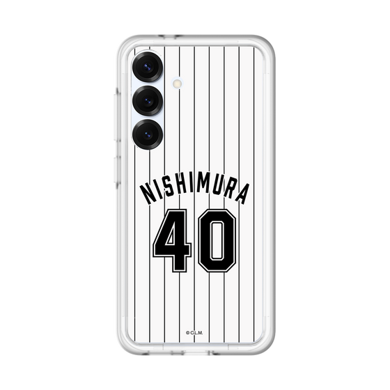 スリムプロテクションプレミアムケース［ 千葉ロッテマリーンズ - #40 NISHIMURA ］