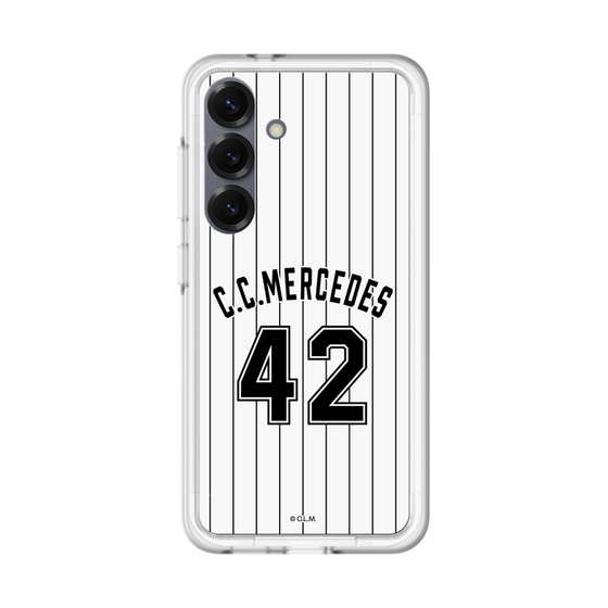 スリムプロテクションプレミアムケース［ 千葉ロッテマリーンズ - #42 C.C.MERCEDES ］