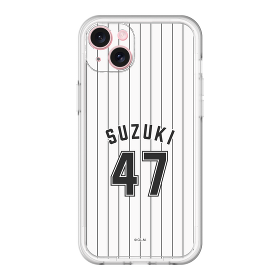 スリムプロテクションプレミアムケース［ 千葉ロッテマリーンズ - #47 SUZUKI ］