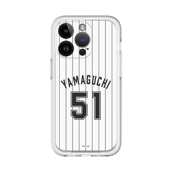 スリムプロテクションプレミアムケース［ 千葉ロッテマリーンズ - #51 YAMAGUCHI ］