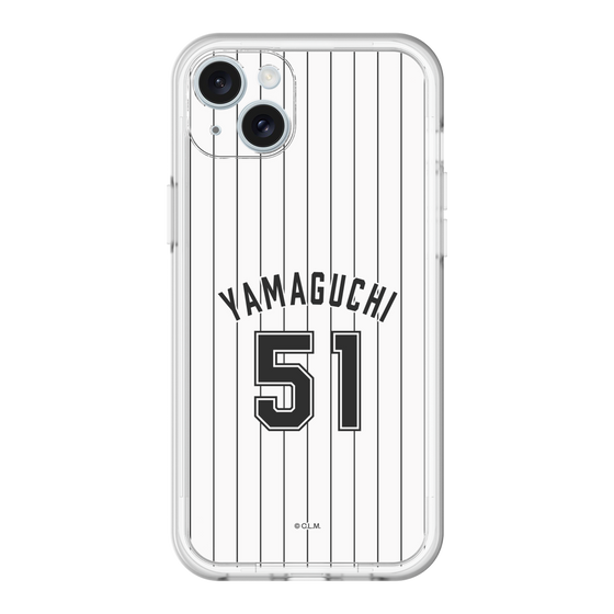 スリムプロテクションプレミアムケース［ 千葉ロッテマリーンズ - #51 YAMAGUCHI ］