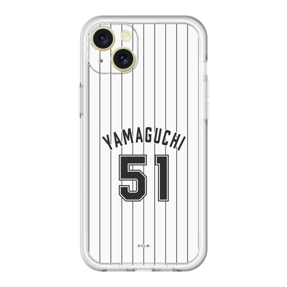 スリムプロテクションプレミアムケース［ 千葉ロッテマリーンズ - #51 YAMAGUCHI ］