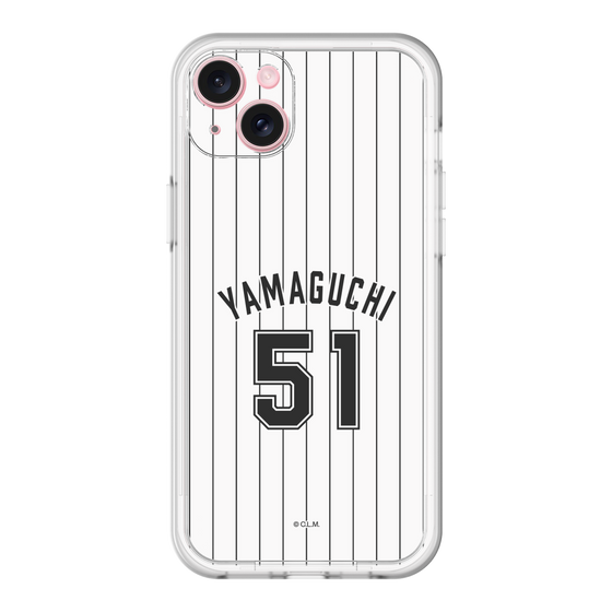 スリムプロテクションプレミアムケース［ 千葉ロッテマリーンズ - #51 YAMAGUCHI ］