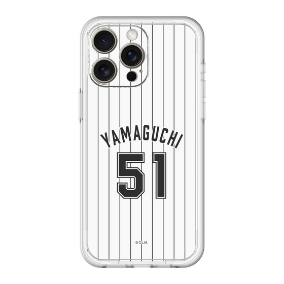 スリムプロテクションプレミアムケース［ 千葉ロッテマリーンズ - #51 YAMAGUCHI ］