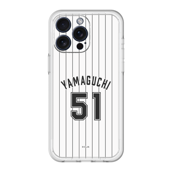 スリムプロテクションプレミアムケース［ 千葉ロッテマリーンズ - #51 YAMAGUCHI ］