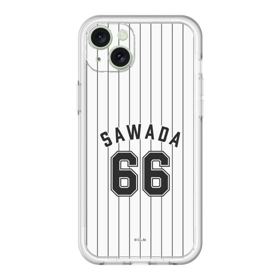 スリムプロテクションプレミアムケース［ 千葉ロッテマリーンズ - #66 SAWADA ］
