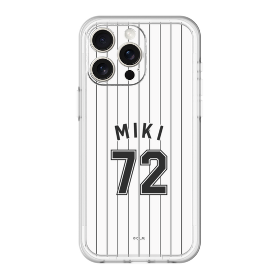 スリムプロテクションプレミアムケース［ 千葉ロッテマリーンズ - #72 MIKI ］