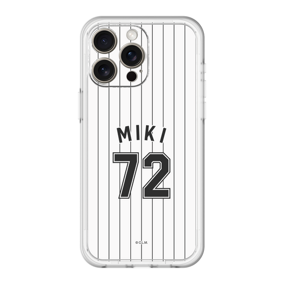 スリムプロテクションプレミアムケース［ 千葉ロッテマリーンズ - #72 MIKI ］