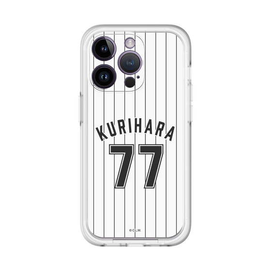 スリムプロテクションプレミアムケース［ 千葉ロッテマリーンズ - #77 KURIHARA ］