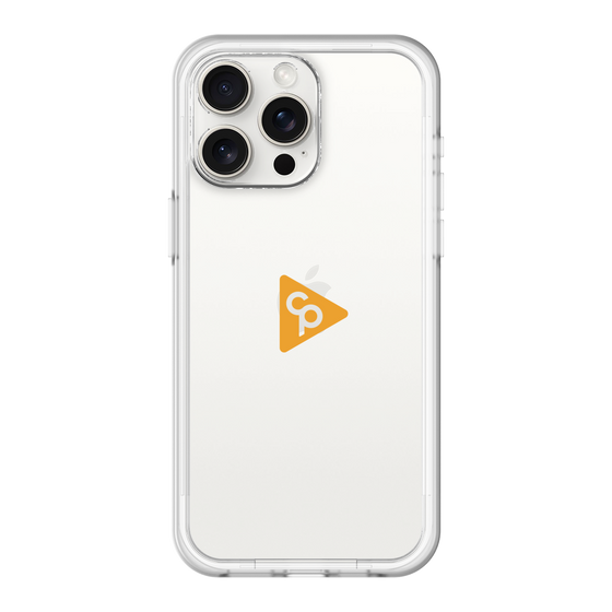 スリムプロテクションプレミアムケース［ オリジナル - caseplayロゴ - オレンジ/C ］