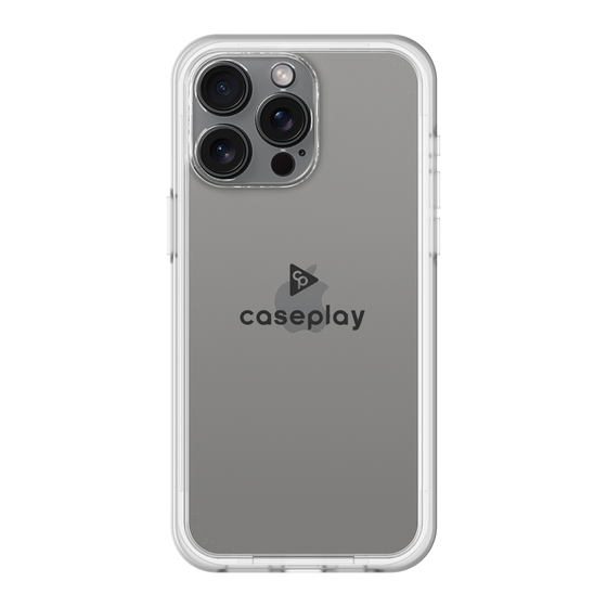 スリムプロテクションプレミアムケース［ オリジナル - caseplayロゴ - ブラック/D ］
