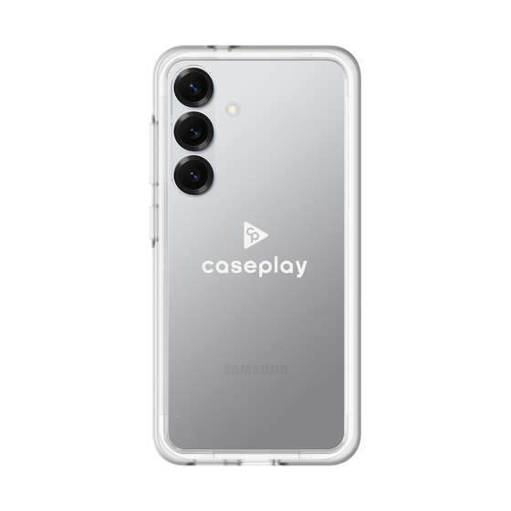 スリムプロテクションプレミアムケース［ オリジナル - caseplayロゴ - ホワイト/D ］