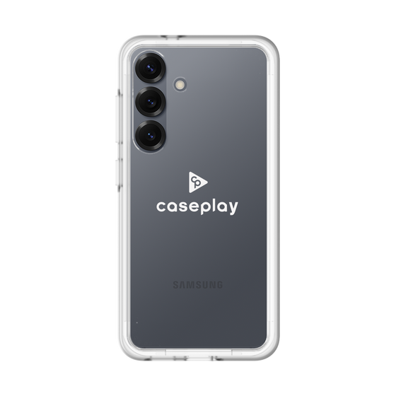 スリムプロテクションプレミアムケース［ オリジナル - caseplayロゴ - ホワイト/D ］