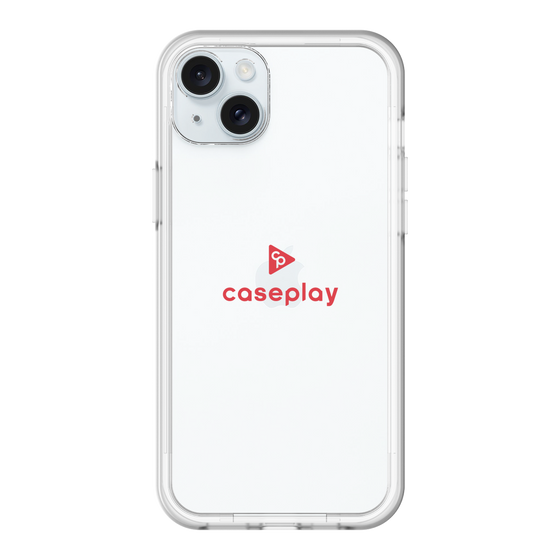 スリムプロテクションプレミアムケース［ オリジナル - caseplayロゴ - レッド/D ］
