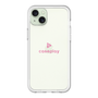 スリムプロテクションプレミアムケース［ オリジナル - caseplayロゴ - ピンク/D ］