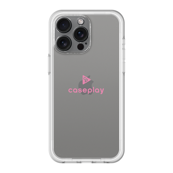 スリムプロテクションプレミアムケース［ オリジナル - caseplayロゴ - ピンク/D ］