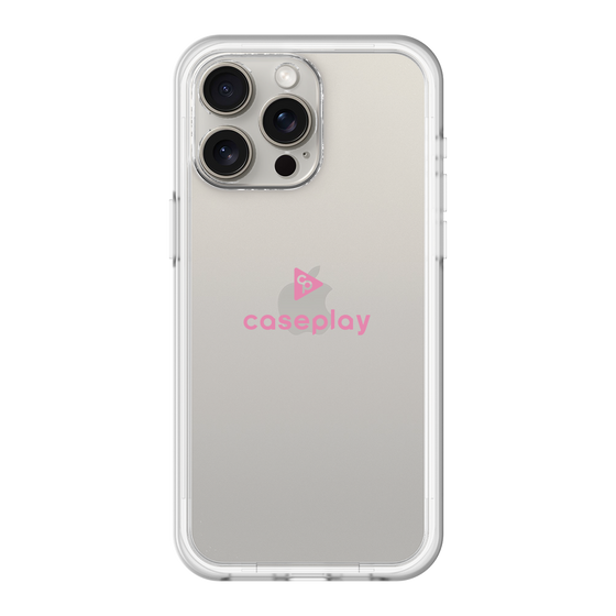 スリムプロテクションプレミアムケース［ オリジナル - caseplayロゴ - ピンク/D ］
