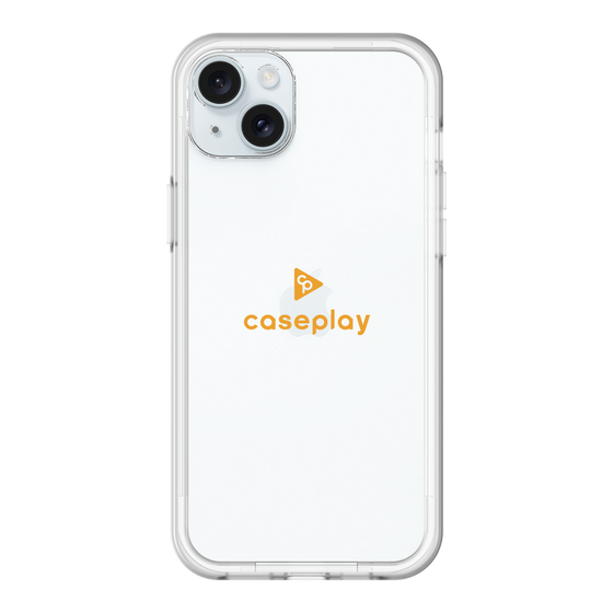 スリムプロテクションプレミアムケース［ オリジナル - caseplayロゴ - オレンジ/D ］
