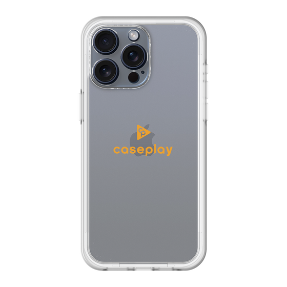 スリムプロテクションプレミアムケース［ オリジナル - caseplayロゴ - オレンジ/D ］