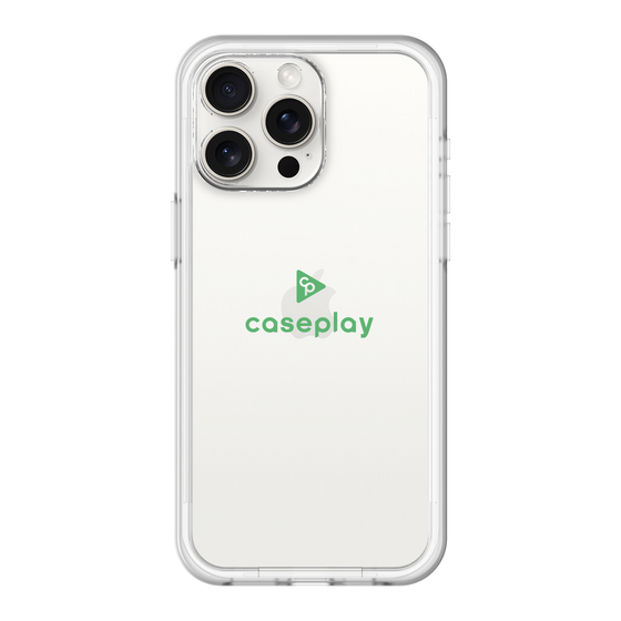 スリムプロテクションプレミアムケース［ オリジナル - caseplayロゴ - グリーン/D ］