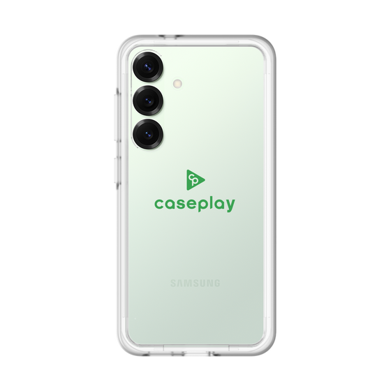 スリムプロテクションプレミアムケース［ オリジナル - caseplayロゴ - グリーン/D ］