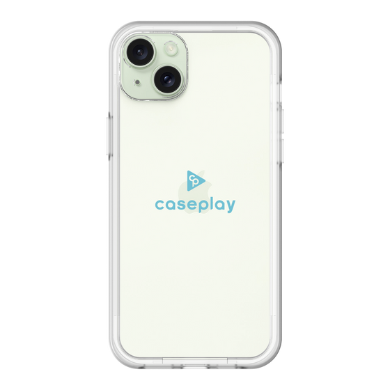 スリムプロテクションプレミアムケース［ オリジナル - caseplayロゴ - ライトブルー/D ］