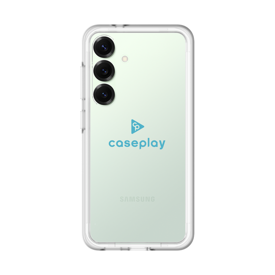スリムプロテクションプレミアムケース［ オリジナル - caseplayロゴ - ライトブルー/D ］