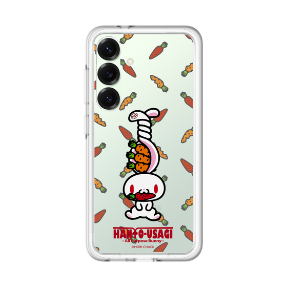 スリムプロテクションプレミアムケース［ 汎用うさぎ - ニンジンとキャロットベリー ］