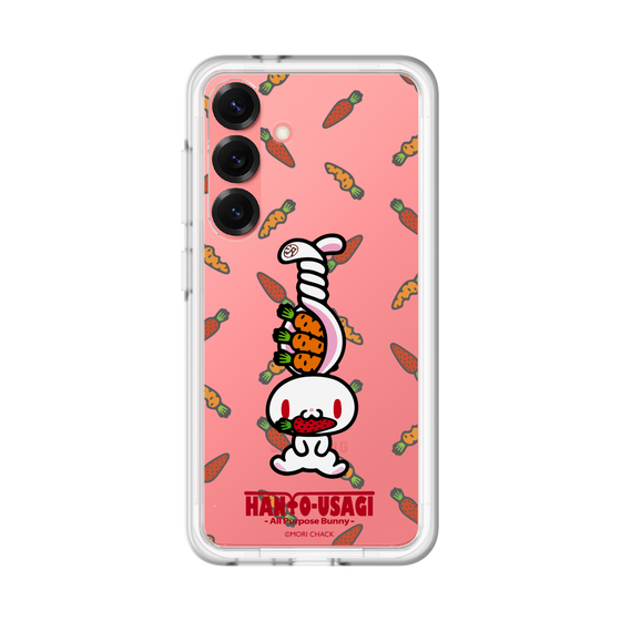 スリムプロテクションプレミアムケース［ 汎用うさぎ - ニンジンとキャロットベリー ］