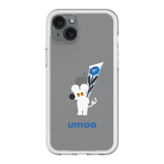 スリムプロテクションプレミアムケース［ umao - ねずみと花 ］