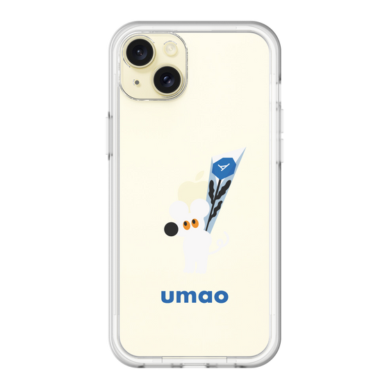 スリムプロテクションプレミアムケース［ umao - ねずみと花 ］